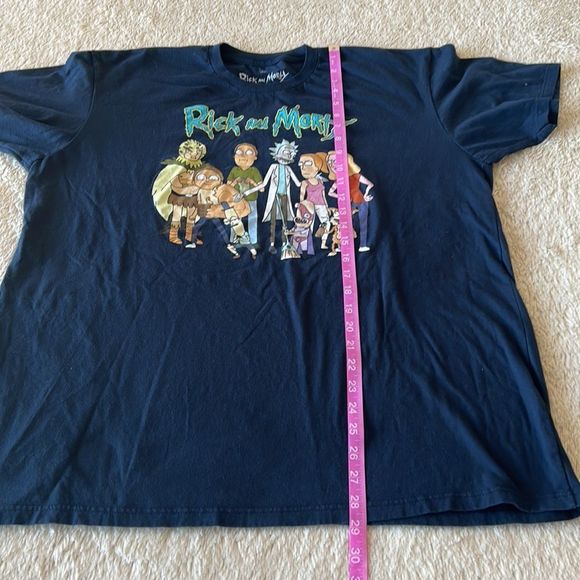 Rick and Morty blue t shirt size 2X - Picture 13 of 16